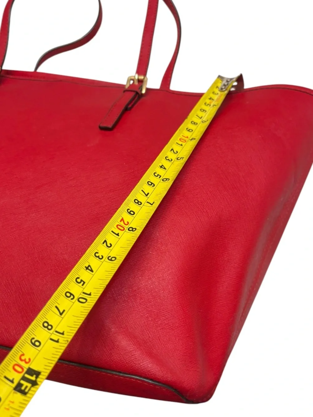 Michael kors red oversize tote business bag